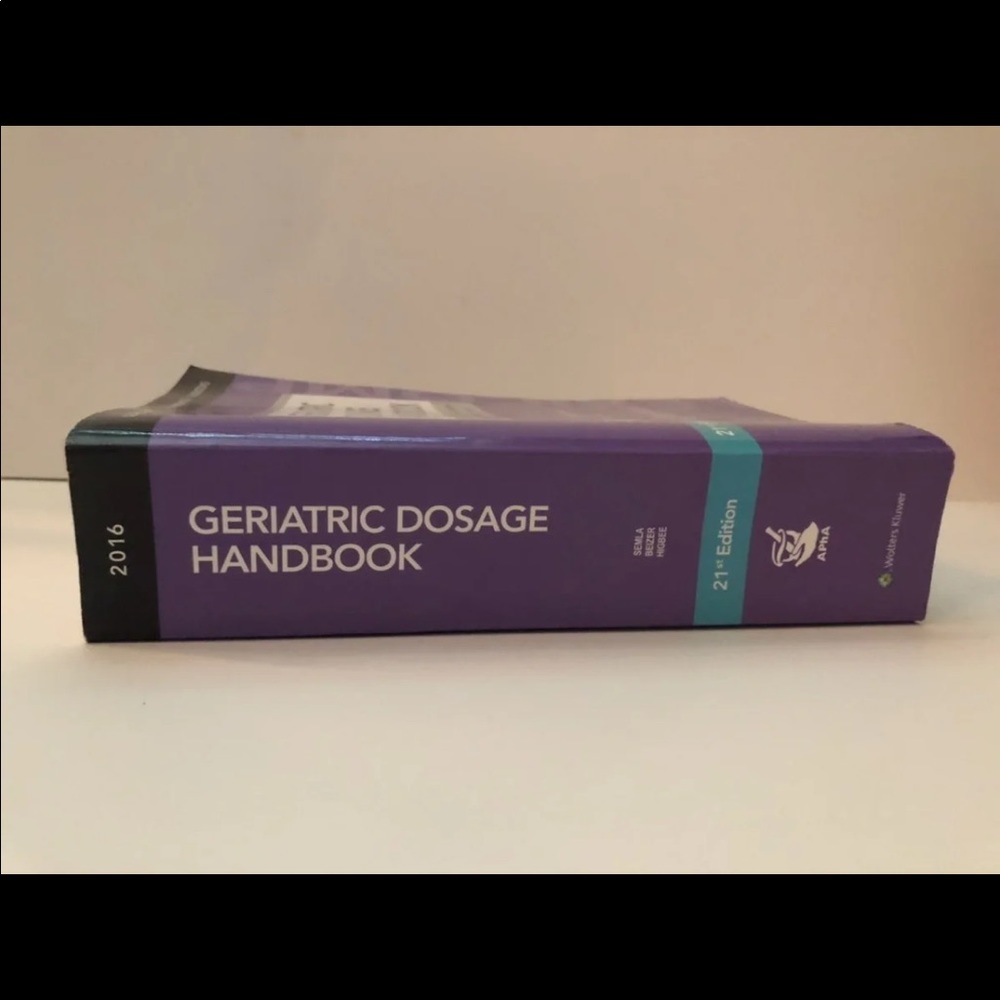 Geriatric Dosage Handbook 21st edition
